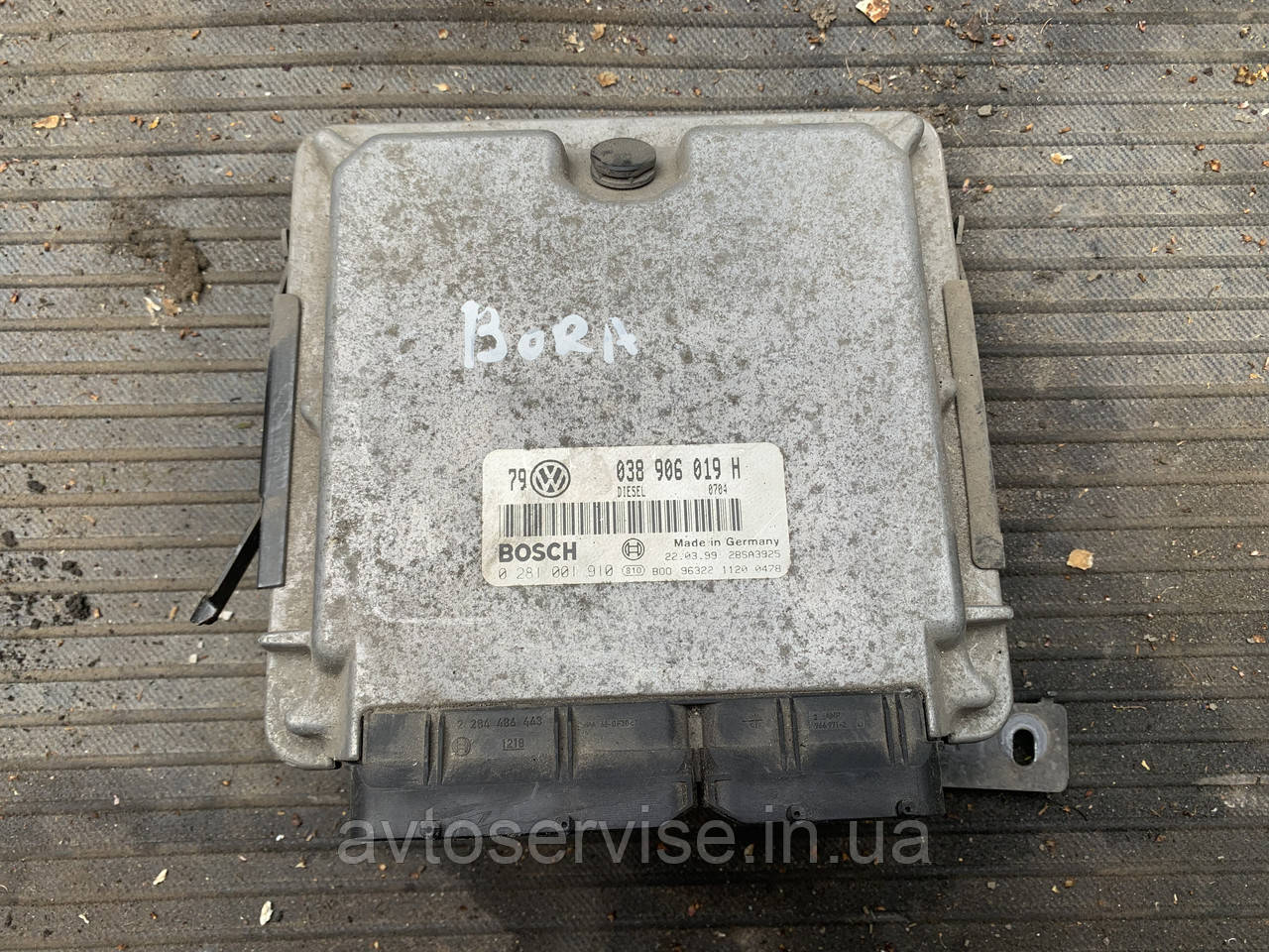 Блок керування двигуном Volkswagen Bora 038906019H, фото 1