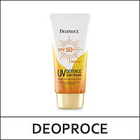 Солнцезащитный крем антивозрастной, осветляющий Deoproce UV Defence Sun Cream SPF 50++ PA+