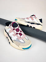 Модні кросівки Adidas Niteball Pink Tint жіночі. Класні жіночі кроси Адідас Нітболл., фото 7