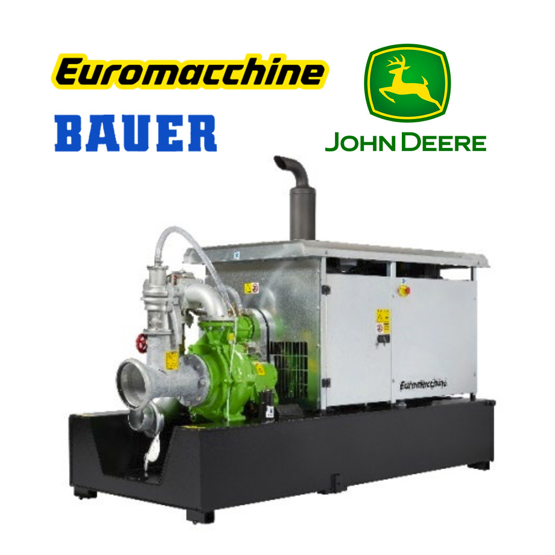 Навозная насосная Bauer двигатель John Deere производства Euromacchine для откачки стоков - фото 1 - id-p1620377830