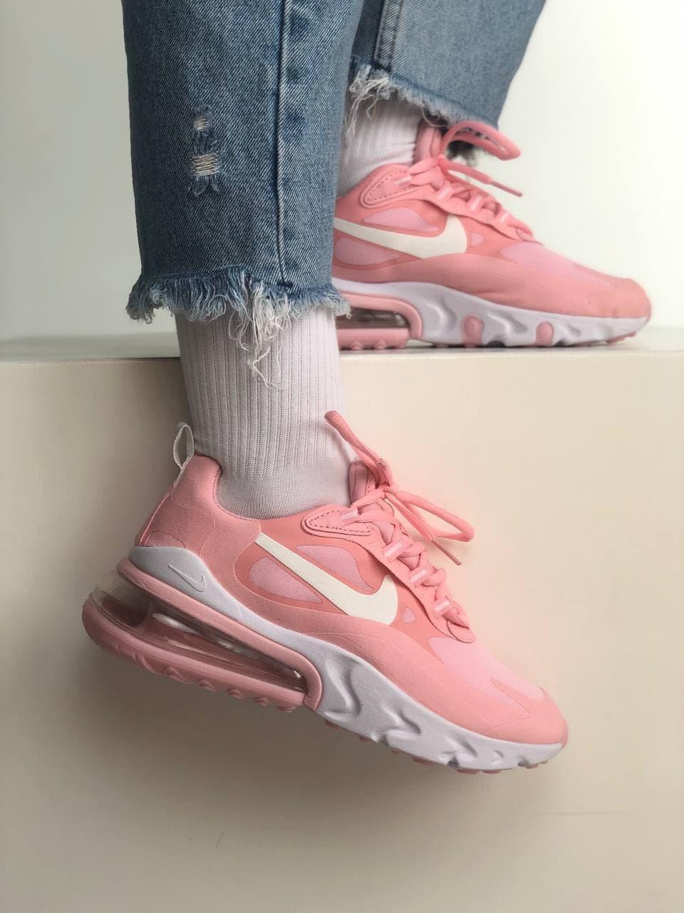 Nike 270 sales react pink