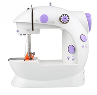 Швейная машинка FHSM 201 с адаптером, портативная швейная машинка, мини швейная машинка, ручная швейная!