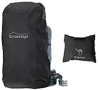 Непромокальний чохол-накидка від дощу на рюкзак 70-100 л Tramp розмір L, колір чорний