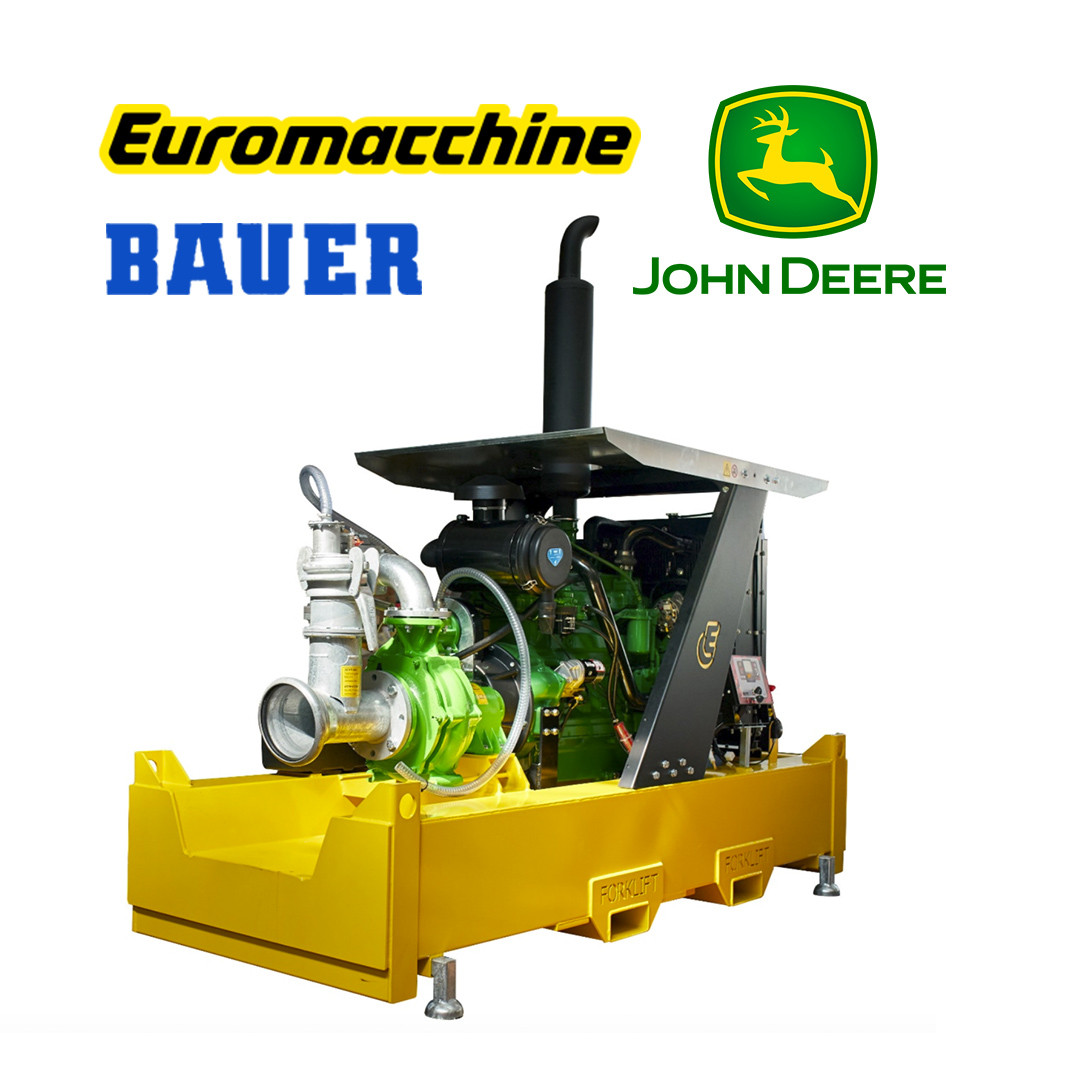 Навозная насосная Bauer двигатель John Deere производства Euromacchine для откачки стоков - фото 2 - id-p1620377830