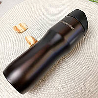 Термокружка 450 мл з нержавіючої сталі (кольори mix)