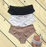 Трусики жіночі La Vivas з мереживом білі Розміри L XL XXL, фото 8