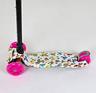 Самокат Best Scooter MAXI А 24652 /779-1396, трубка керма алюмінієва, зі світними колесами, фото 4