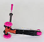 Самокат Best Scooter MAXI А 24652 /779-1396, трубка керма алюмінієва, зі світними колесами, фото 3