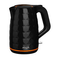 Електрочайник Adler AD 1277 чорний пластиковий 1,7 л