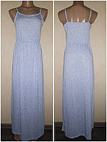 Жіночий літній сарафан у підлогу esmara, максі, блакитний, SM