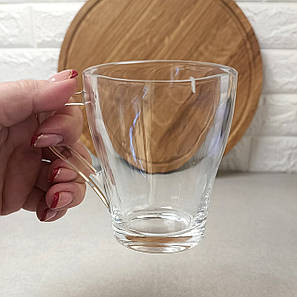 Набір скляних кружок для капучино Luminarc Mahak 280 мл 6 шт (N3076), фото 2