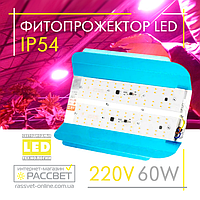 Фітопрожектор світлодіодний Sunlight 60Вт 220В IP54 240x175x50мм (LED 60W повного спектру)