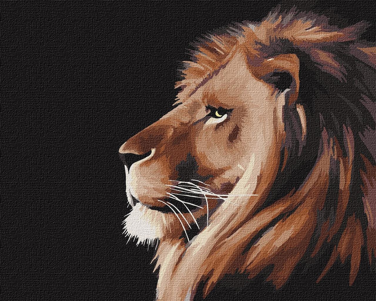 Картина по номерам. "Королівський погляд" KHO 4203 40*50 см