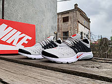 Чоловічі літні кросівки Nike Air Presto світло-сері, фото 3