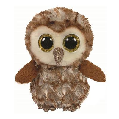 Дитяча м'яка іграшка TY Beanie Boo's 36326 Коричнева сова "Percy" 15 см, фото 1