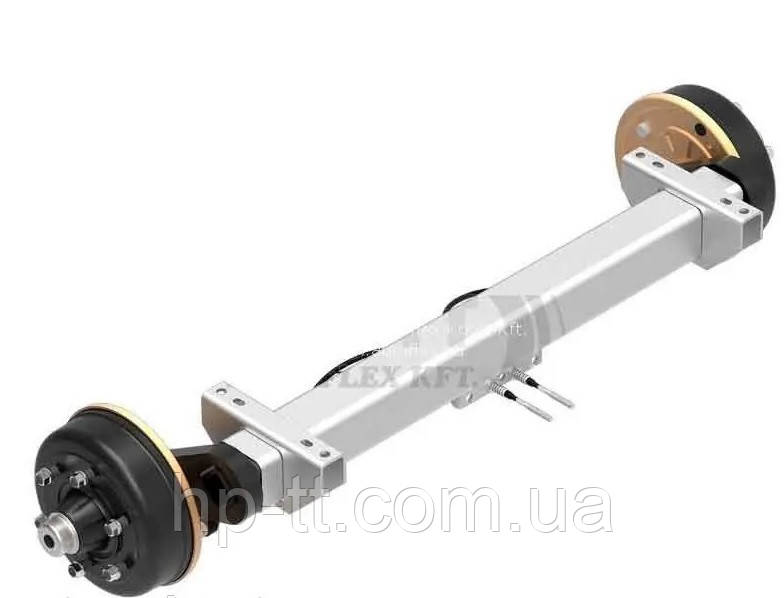 Вісь торсійна для причепа Knott-Autoflex гальмівна VGB 18-MV 1800 кг 1600 мм 112х5 кований важіль 6A0509.010