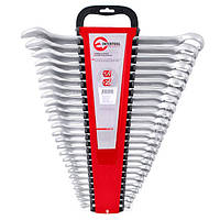 Набір ключів комбінованих 25 шт., 6-32 мм CrV INTERTOOL HT-1205