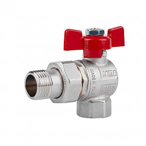 Кран кульовий Icma FAR. ROSSA 1/2" кутовий №361, фото 2