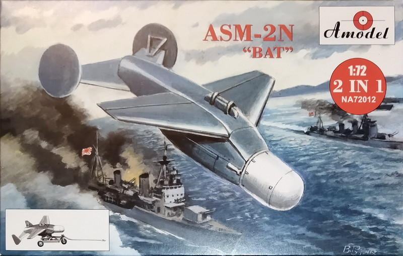 Пластикова модель 1/72 A-model NA 72012 американська самонавідна бомба ASM-N-2 "Bet", фото 1