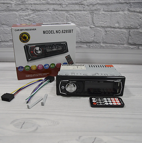 Автомагнітола 1DIN MP3 6295BT (1USB, 2USB-зарядка, TF card, bluetooth), фото 2