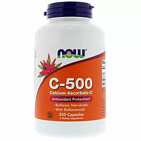 Vitamin C-500 Ascorbate NOW (250 капсул)