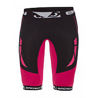 Компрессионные шорты женские Bad Boy Compression Shorts Black/Pink