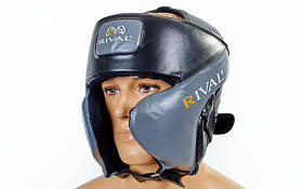 Шолом боксерський (у мексиканському стилі) шкіра RIVAL MA-6004