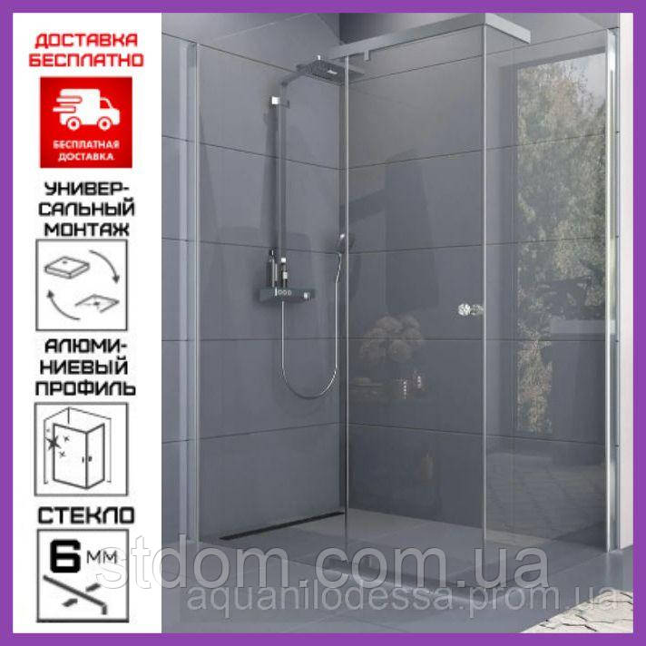 Душова кабіна з двостулковими дверима 90x120 см Aquanil Camellia без піддона