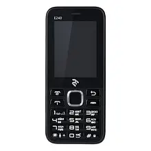 Кнопковий телефон 2E E240 2020 Black Dual Sim