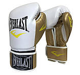 Боксерські рукавички на липучці шкіра PU Everlast 10-12 OZ (MS 1951), фото 7