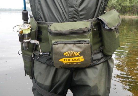 Поясна сумка для риболовлі (спінінгіста) Kibas Belt Profi Line
