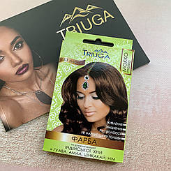 Фарба для волосся ( Мокко) натуральна на основі натуральної індійської хни без аміаку TRIUGA
