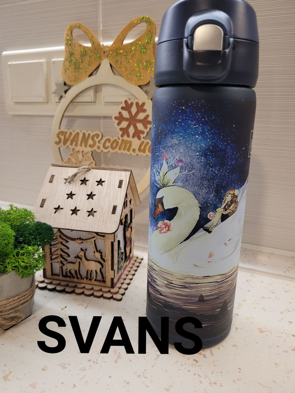 Кружка-термос 0,4 л Maestro MR-1634-B, фото 1