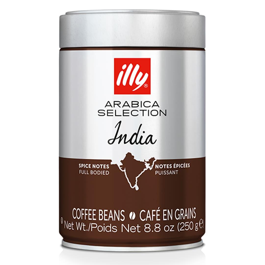 Кава в зернах illy Monoarabica Індія в банці 250 г