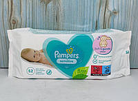 Дитячі вологі серветки Pampers Baby Sensitive 52