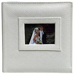 Весільний фотоальбом "Квадрат" 200 фото (книжкова обкладинка, місце для записів)