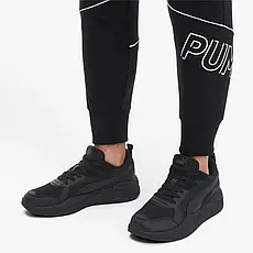 Кросівки чоловічі puma оригінальні елегантні легені чорні X-RAY для бігу, фото 6