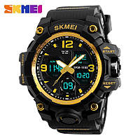 Спортивные мужские часы Skmei 1155 Black-Gold