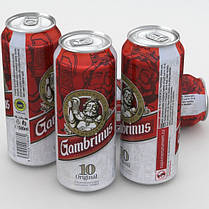 Пиво світле Gambrinus Original 10 ж/б 0,5 л Словаччина (24 шт./1 ящ)