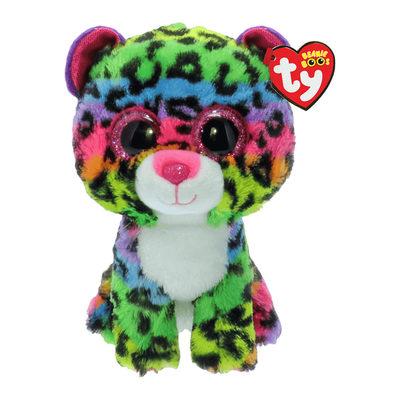 Дитяча м'яка іграшка TY Beanie Boo's Різнобарвний леопард Dotty 15 см 37189