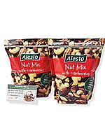 Alesto Nut & Cranberry Mix (кешью, пекан, миндаль и клюква), 200г