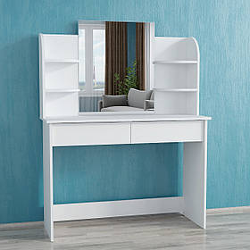 Туалетний столик на 2 шухляди з дзеркалом G00114