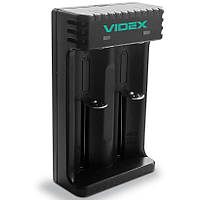 Зарядное устройство для аккумуляторов с быстрой зарядкой Li-ion/IMR VIDEX VCH-L200 Черный