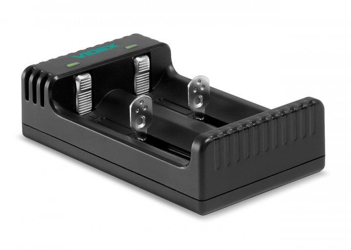 Зарядное устройство для аккумуляторов с быстрой зарядкой Li-ion/IMR VIDEX VCH-L200 Черный - фото 2 - id-p1620674138