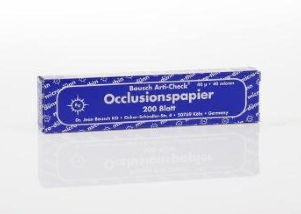 Артикуляційний папір BK09 40 мкм синій 200 смужок, 2-сторонній