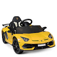 Детский электромобиль Lamborghini (2мотора35W, MP3, USB, EVA) Bambi M 4787EBLR-6 Желтый