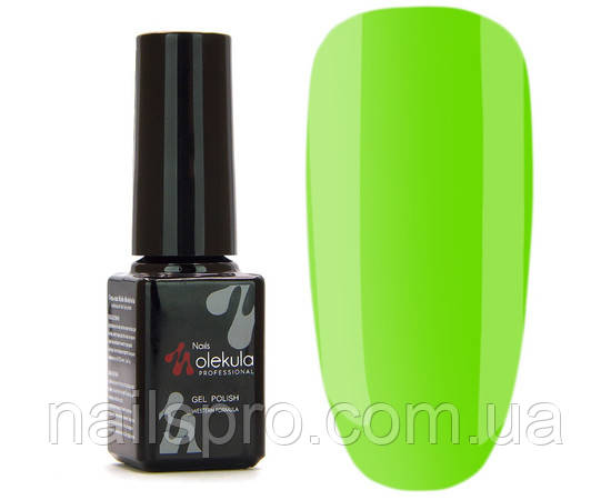 Гель-лак для нігтів Nails Molekula Gel Polish №057 Салатовий неон