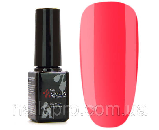 Гель-лак для нігтів Nails Molekula Gel Polish № 096 Рожево кораловий неон