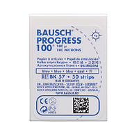 Артикуляційний папір BK57 100 мм синій 50 смужок із високим вмістом армувальних волокон