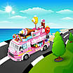 Конструктор VATOS Фургон Морозиво 25-в-1 (553 деталі) Ice Cream Truck Set Toys Pink Building Bricks, фото 7